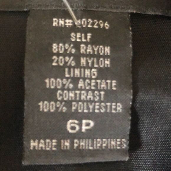 NWT: Connected Petite Black Lace Sheath Dress, 6P - Picture 8 of 8